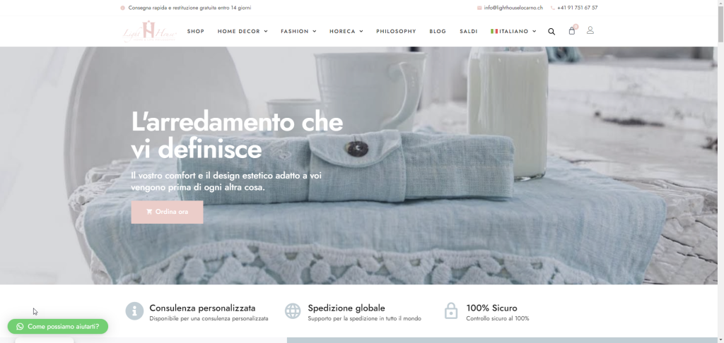 Negozio di arredamento di fiducia. LightHouse è una bottega creativa d'arredamento d'interni e home decore sita nel cuore della Città Vecchia, in uno dei più .