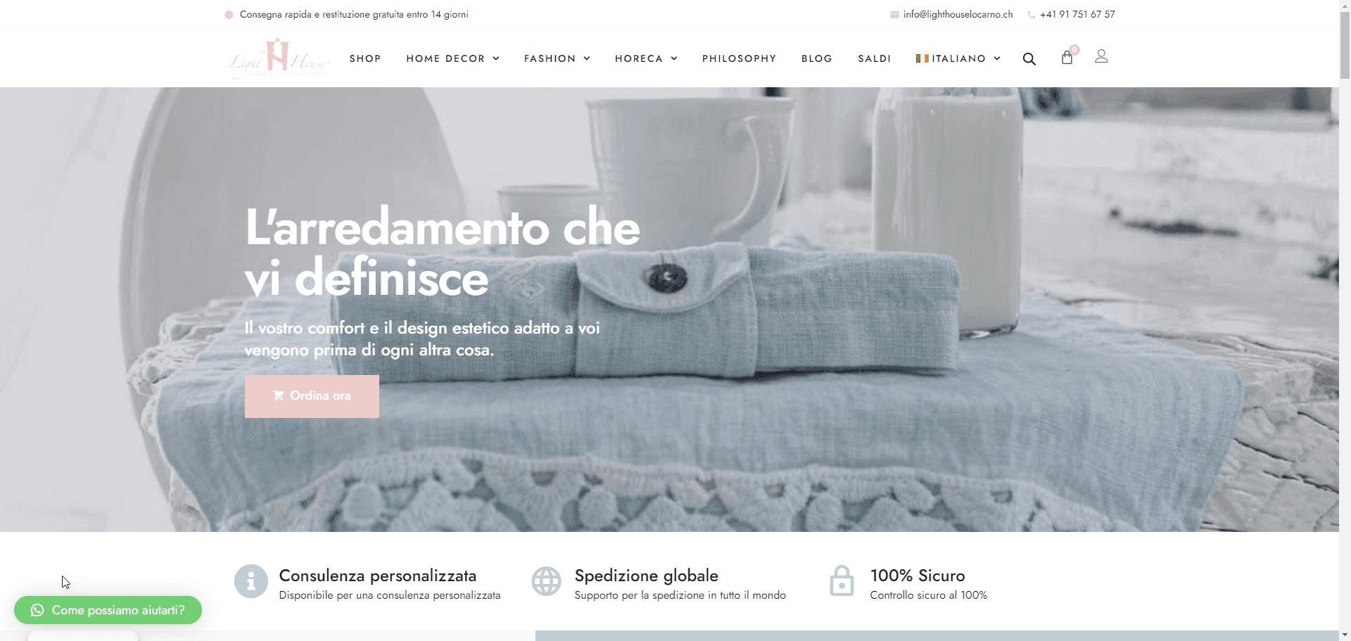 Negozio di arredamento di fiducia. LightHouse è una bottega creativa d'arredamento d'interni e home decore sita nel cuore della Città Vecchia, in uno dei più .