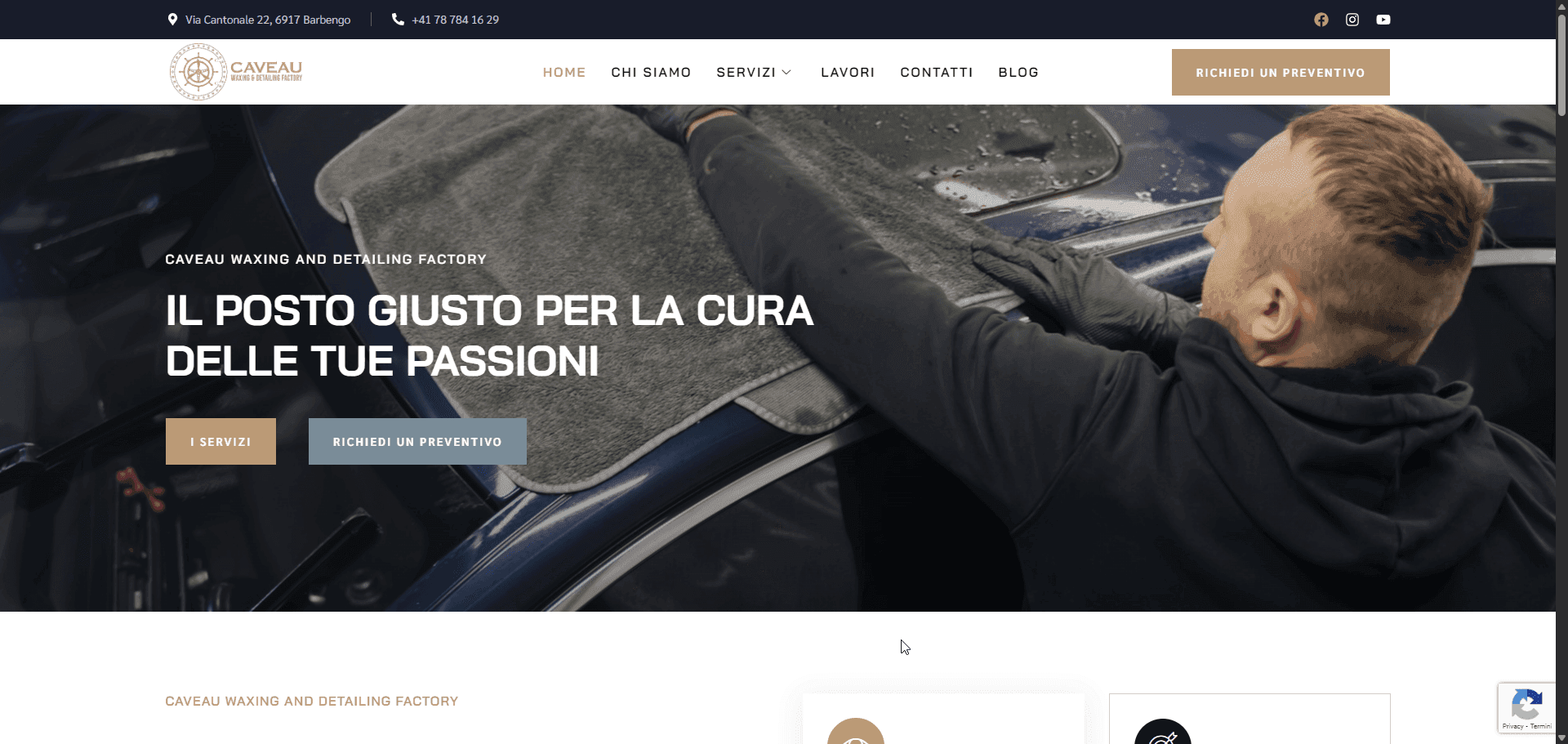 caveau waxing and detailing factory